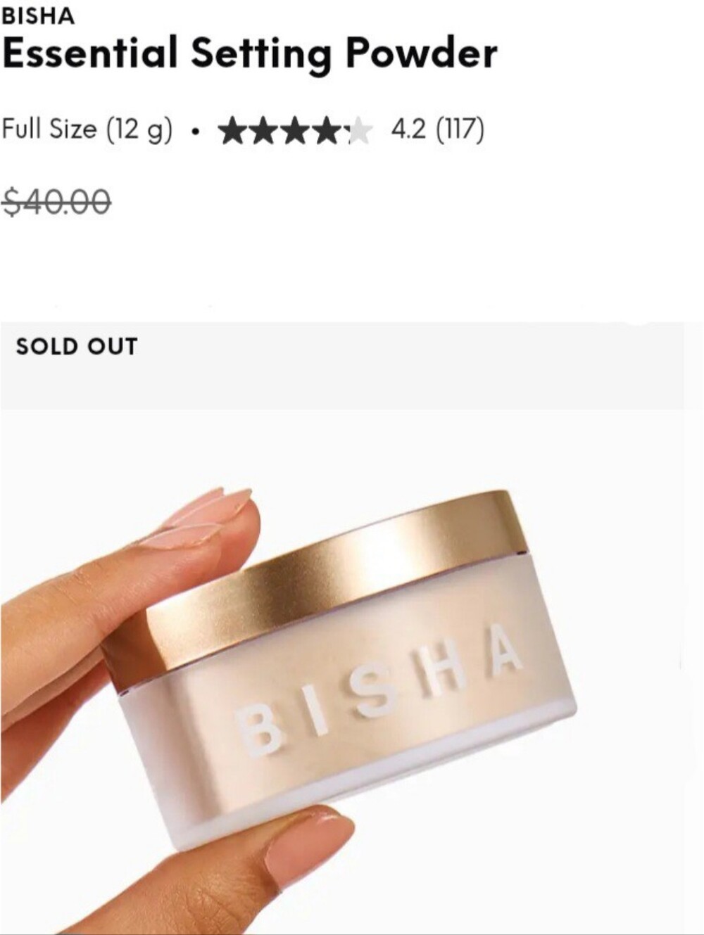 🎉2•$20/3•$28🎉 BISHA Essential Setting Powder In Tokyo Translucent - Picture 3 of 6